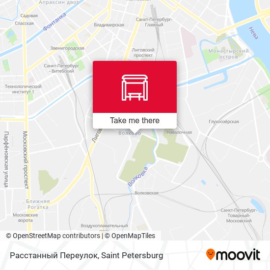 Расстанный Переулок map