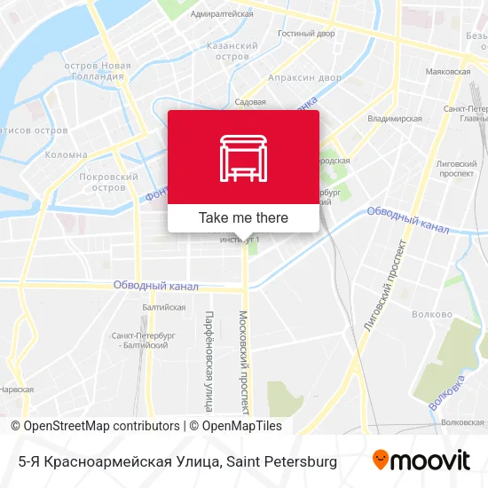 5-Я Красноармейская Улица map