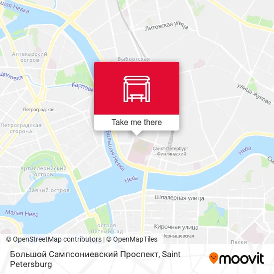 Большой Сампсониевский Проспект map