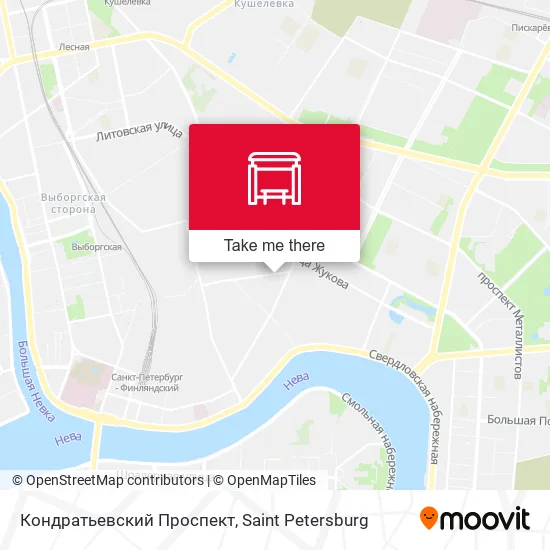 Кондратьевский Проспект map