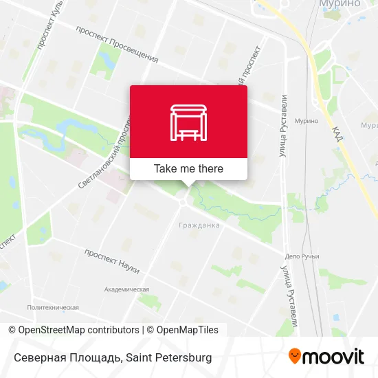 Северная Площадь map