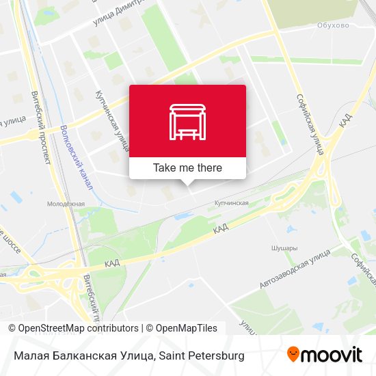 Малая Балканская Улица map