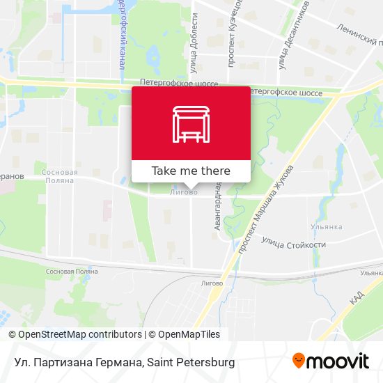 Ул. Партизана Германа map