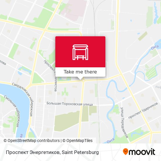 Проспект Энергетиков map