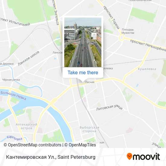 Кантемировская Ул. map