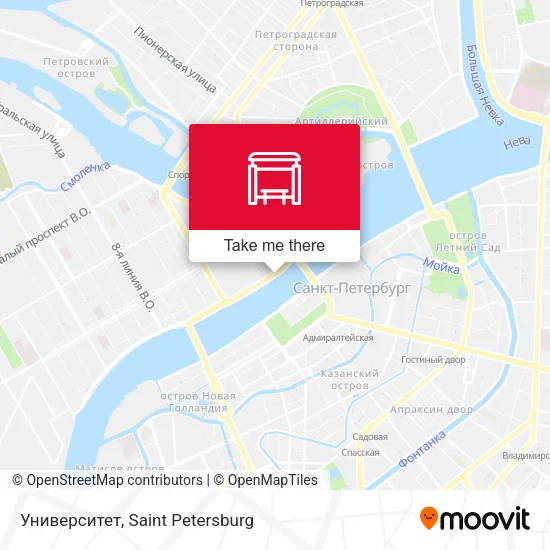 Университет map