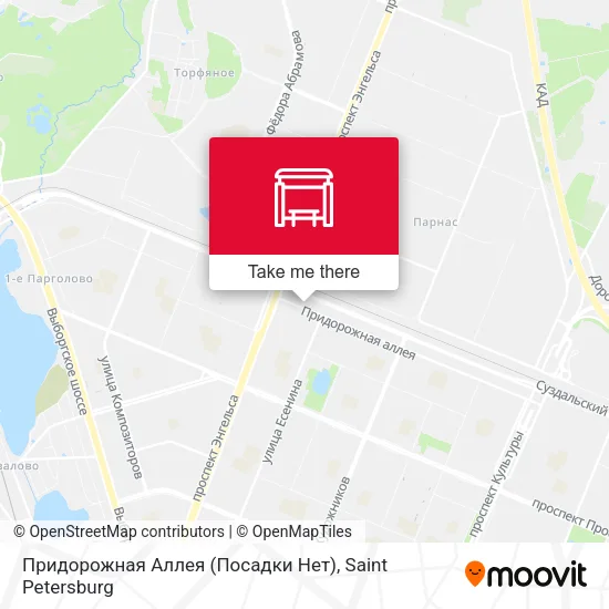 Придорожная Аллея (Посадки Нет) map