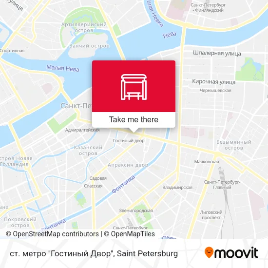ст. метро ''Гостиный Двор'' map