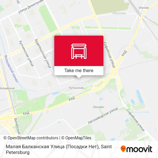 Малая Балканская Улица (Посадки Нет) map