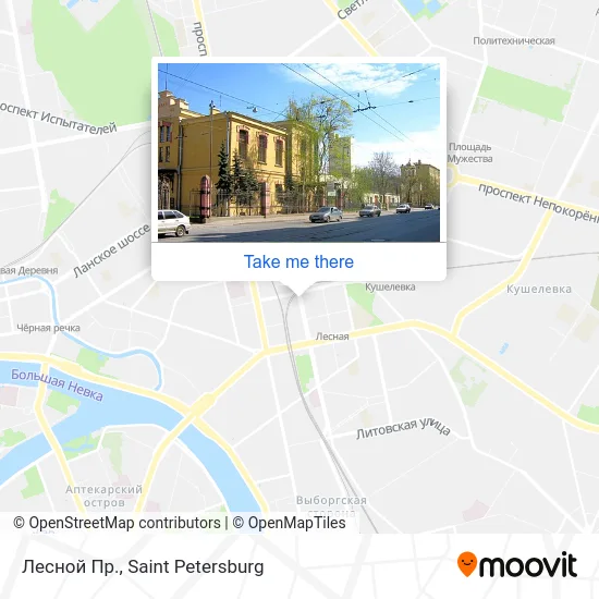 Лесной Пр. map