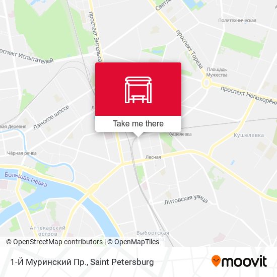 1-Й Муринский Пр. map