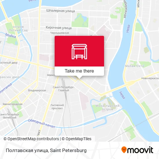 Полтавская улица map