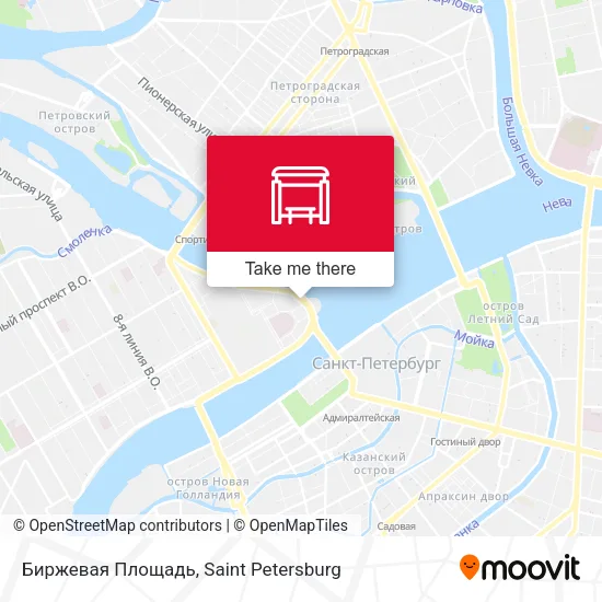 Биржевая Площадь map