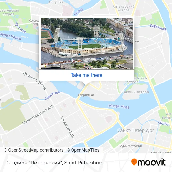 Стадион ''Петровский'' map