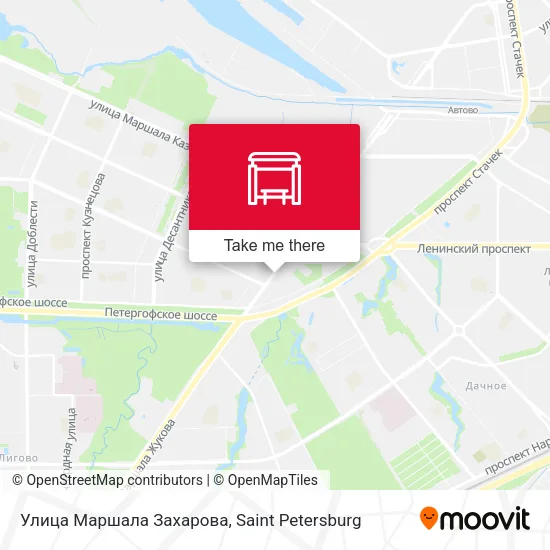 Улица Маршала Захарова map