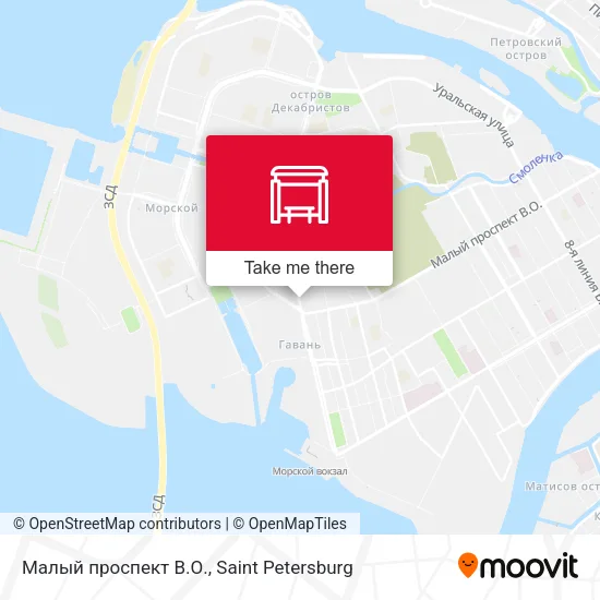Малый проспект В.О. map