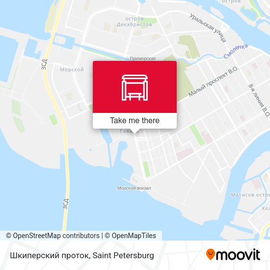 Шкиперский проток map