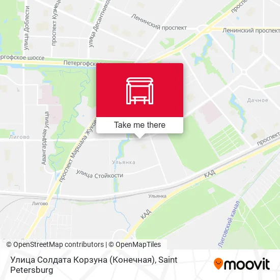 Улица Солдата Корзуна (Конечная) map