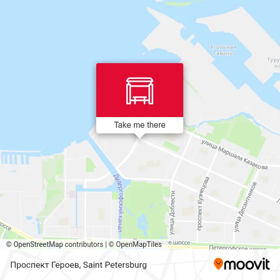 Проспект Героев map