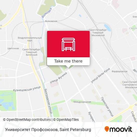 Университет Профсоюзов map