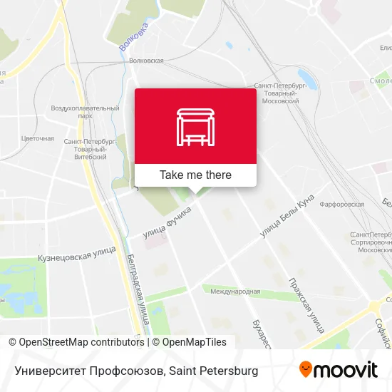 Университет Профсоюзов map