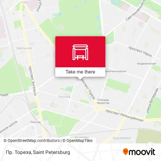 Пр. Тореза map