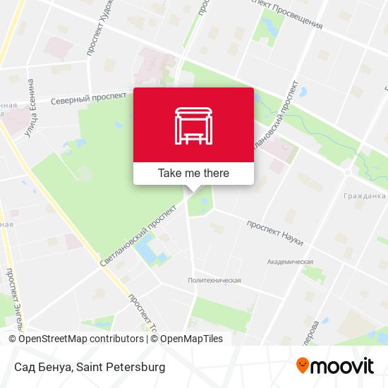 Сад Бенуа map