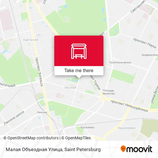 Малая Объездная Улица map