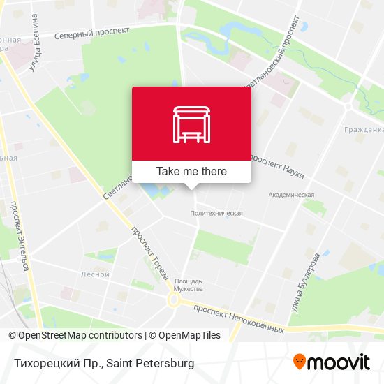 Тихорецкий Пр. map
