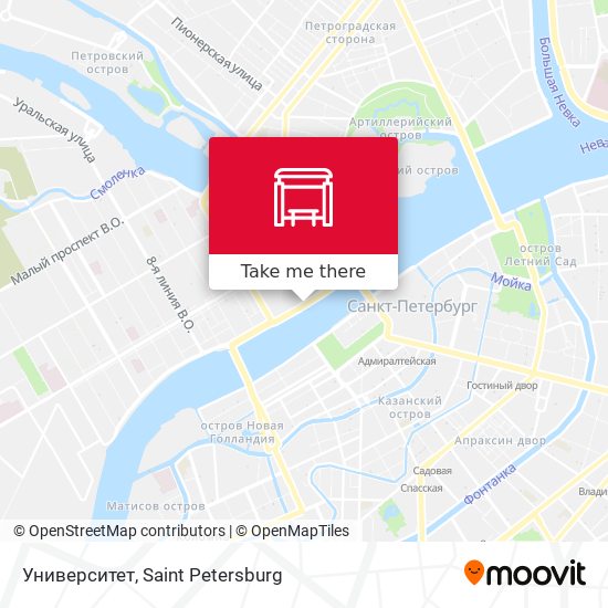 Университет map