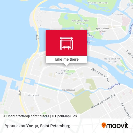 Уральская Улица map