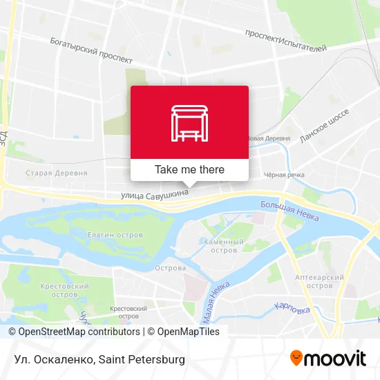 Ул. Оскаленко map