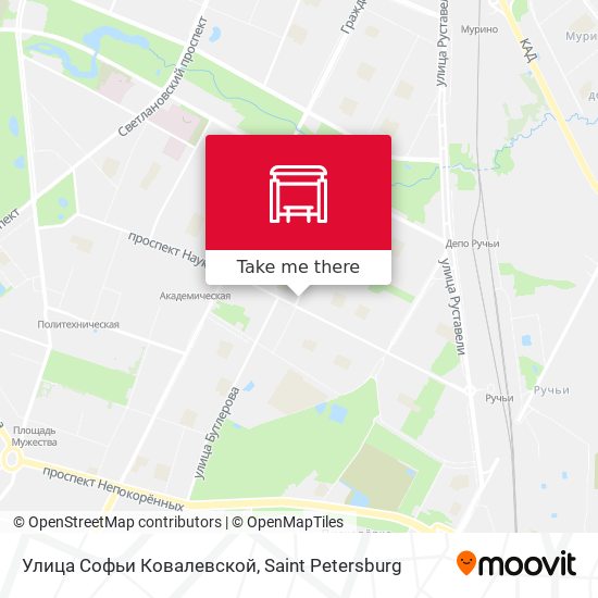 Улица Софьи Ковалевской map