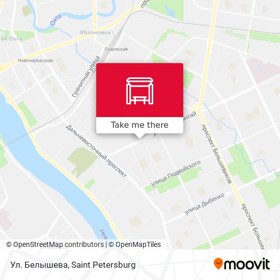 Ул. Белышева map