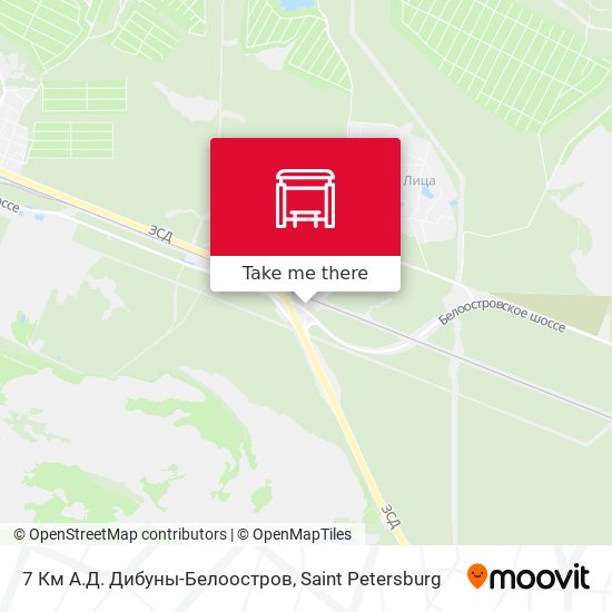 7 Км А.Д. Дибуны-Белоостров map