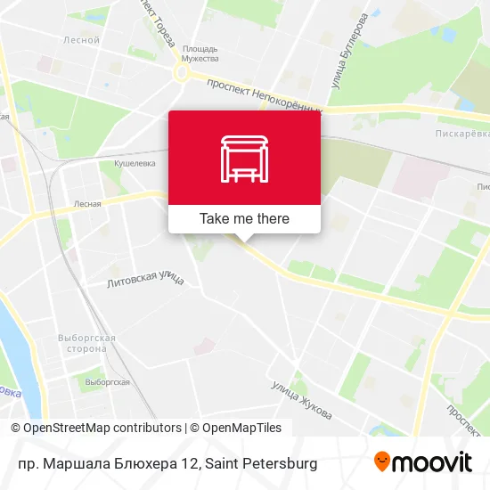 пр. Маршала Блюхера 12 map