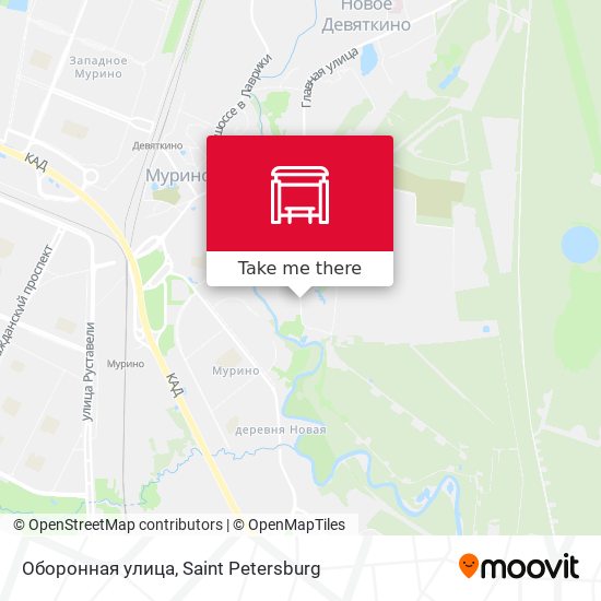 Оборонная улица map