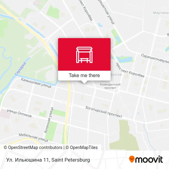 Ул. Ильюшина 11 map