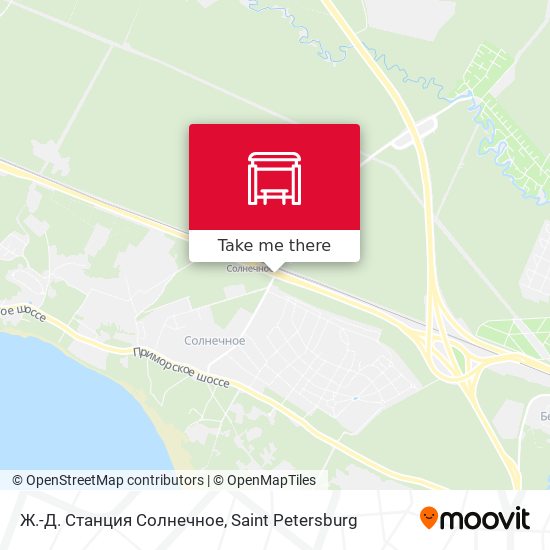 Ж.-Д. Станция Солнечное map