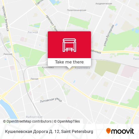 Кушелевская Дорога Д. 12 map