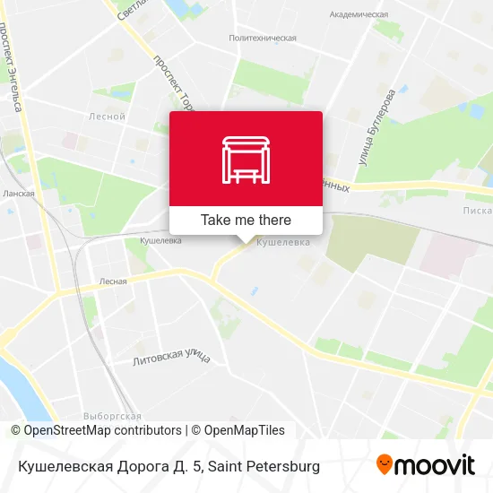 Кушелевская Дорога Д. 5 map