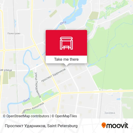 Проспект Ударников map