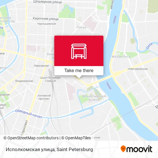 Исполкомская улица map