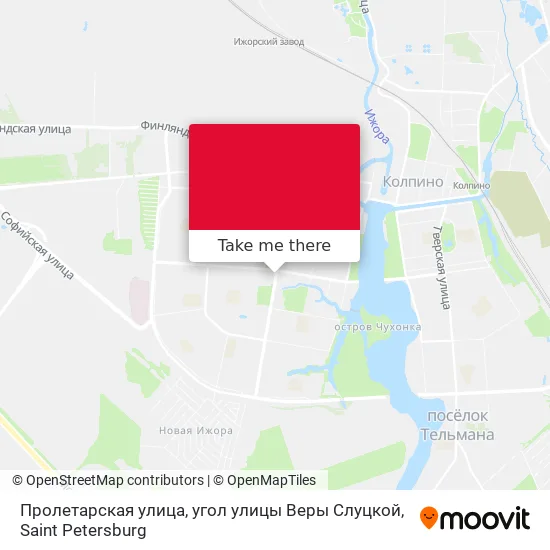 Пролетарская улица, угол улицы Веры Слуцкой map