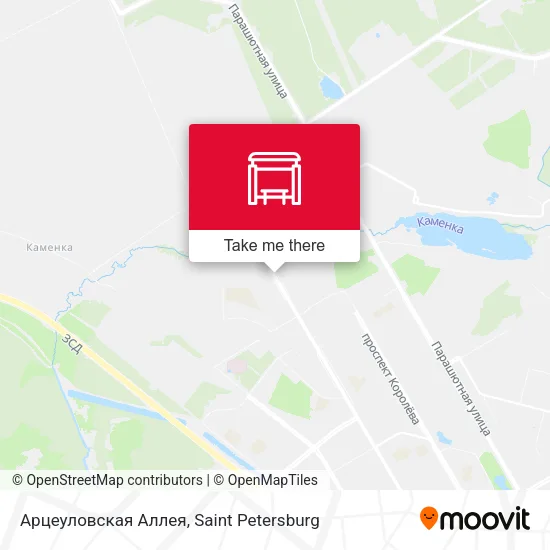 Арцеуловская Аллея map