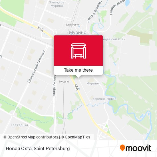 Новая Охта map