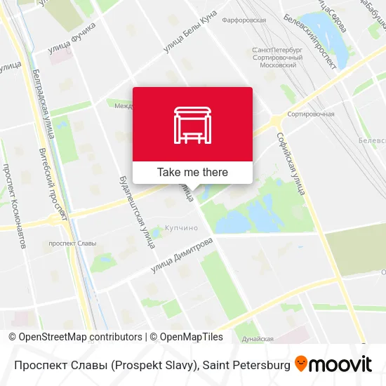 Проспект Славы (Prospekt Slavy) map