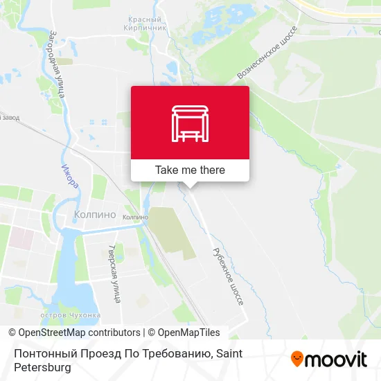Понтонный Проезд По Требованию map