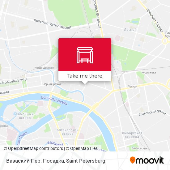 Вазаский Пер. Посадка map