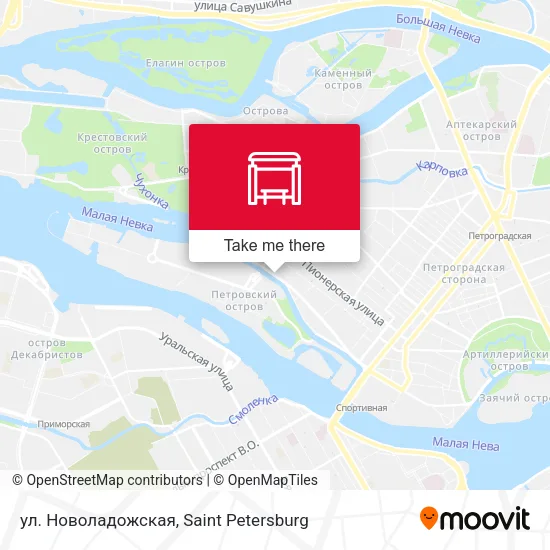 ул. Новоладожская map
